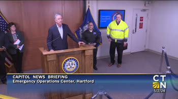 Click to Launch Capitol News Briefing with Gov. Lamont Regarding a Motor Vehicle Collision and Fire on Interstate 95 in Norwalk